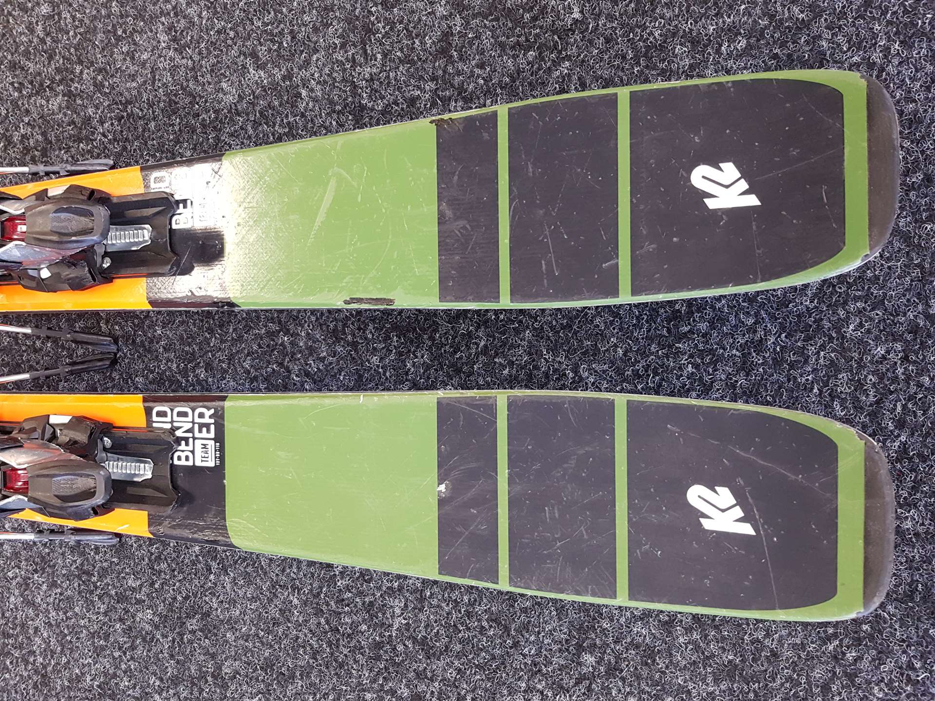 Skis freeride K2 Mindbender Team d'occasion + fixations Marker Squire TCX