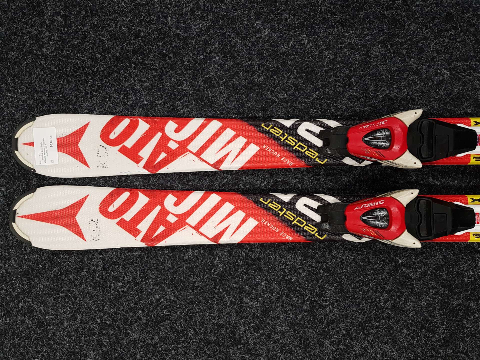Gebrauchte Kinderski ATOMIC Redster + Atomic XTE 7 Bindungen