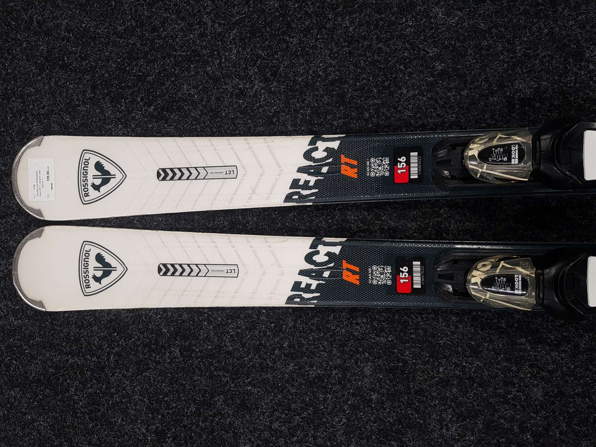Używane narty ROSSIGNOL React RT + wiązania Look Xpress 11