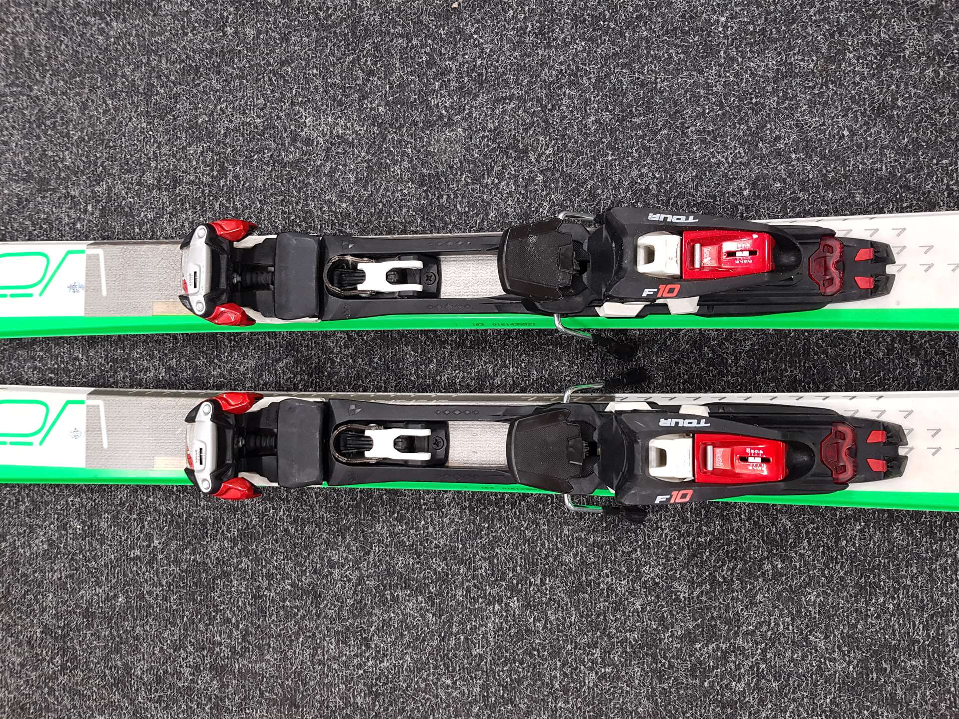 Gebrauchte Alpinski VOLKL VTA 80 + MARKER F10 TOUR + Gebrauchte Riemen