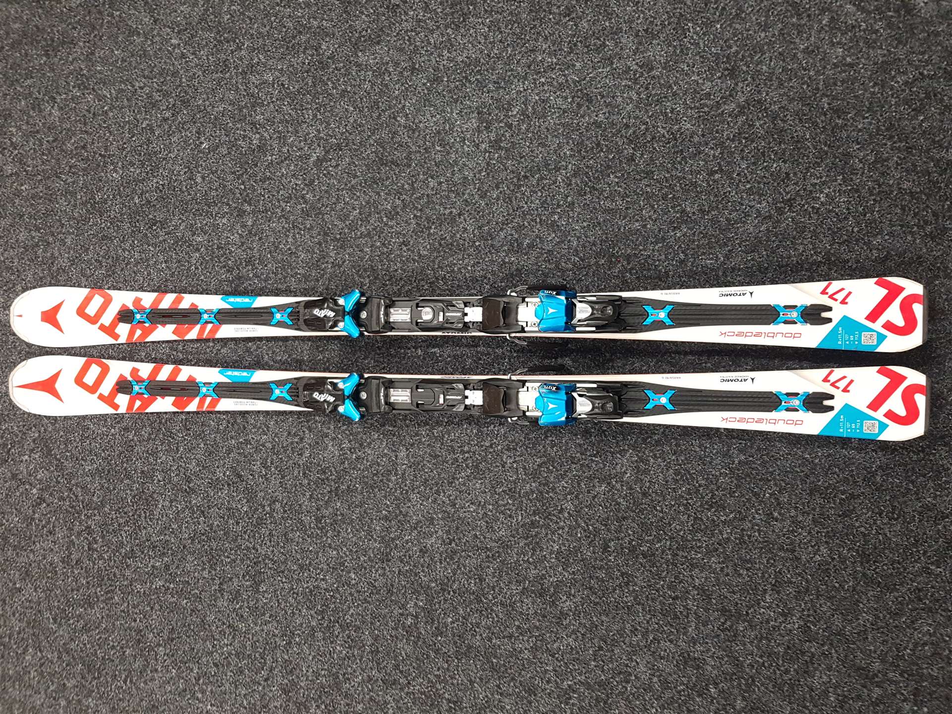 Gebrauchte ATOMIC Redster Doubledeck SL Ski + Atomic X12TL Bindungen