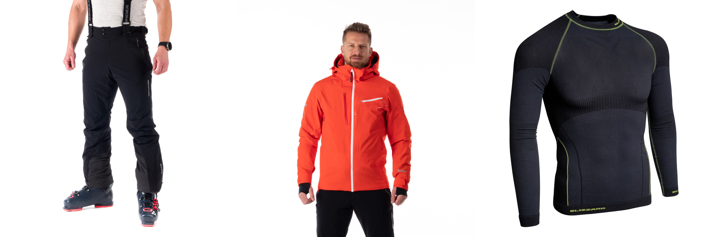 Ensemble de ski pour homme - pantalon Kready, sous-vêtements thermiques + veste Tohnis 