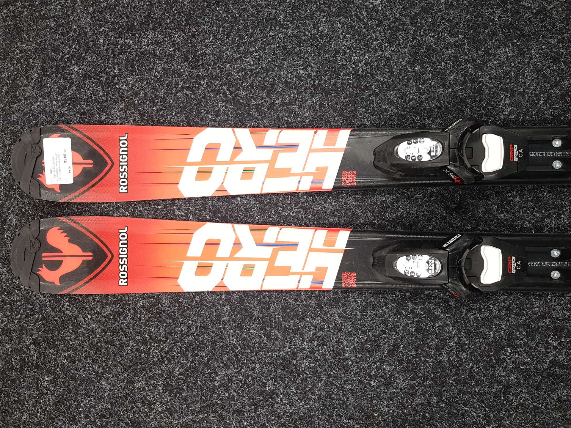 Skis enfant d'occasion ROSSIGNOL Hero Junior ME + fixations Look Kid 4