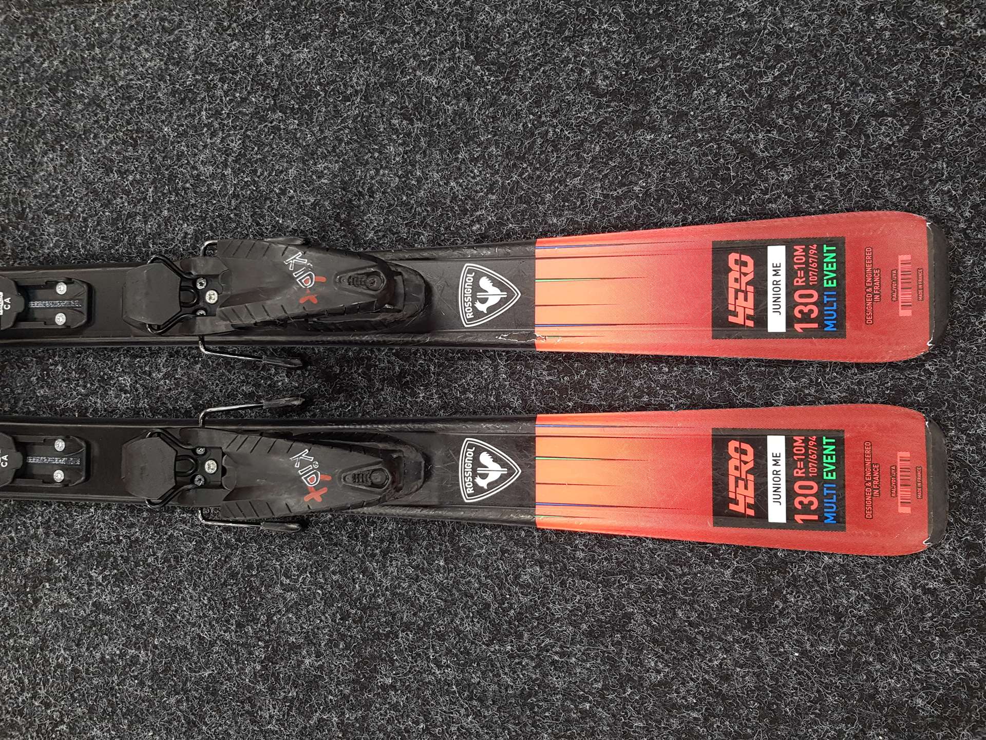 Skis enfant d'occasion ROSSIGNOL Hero Junior ME + fixations Look Kid 4
