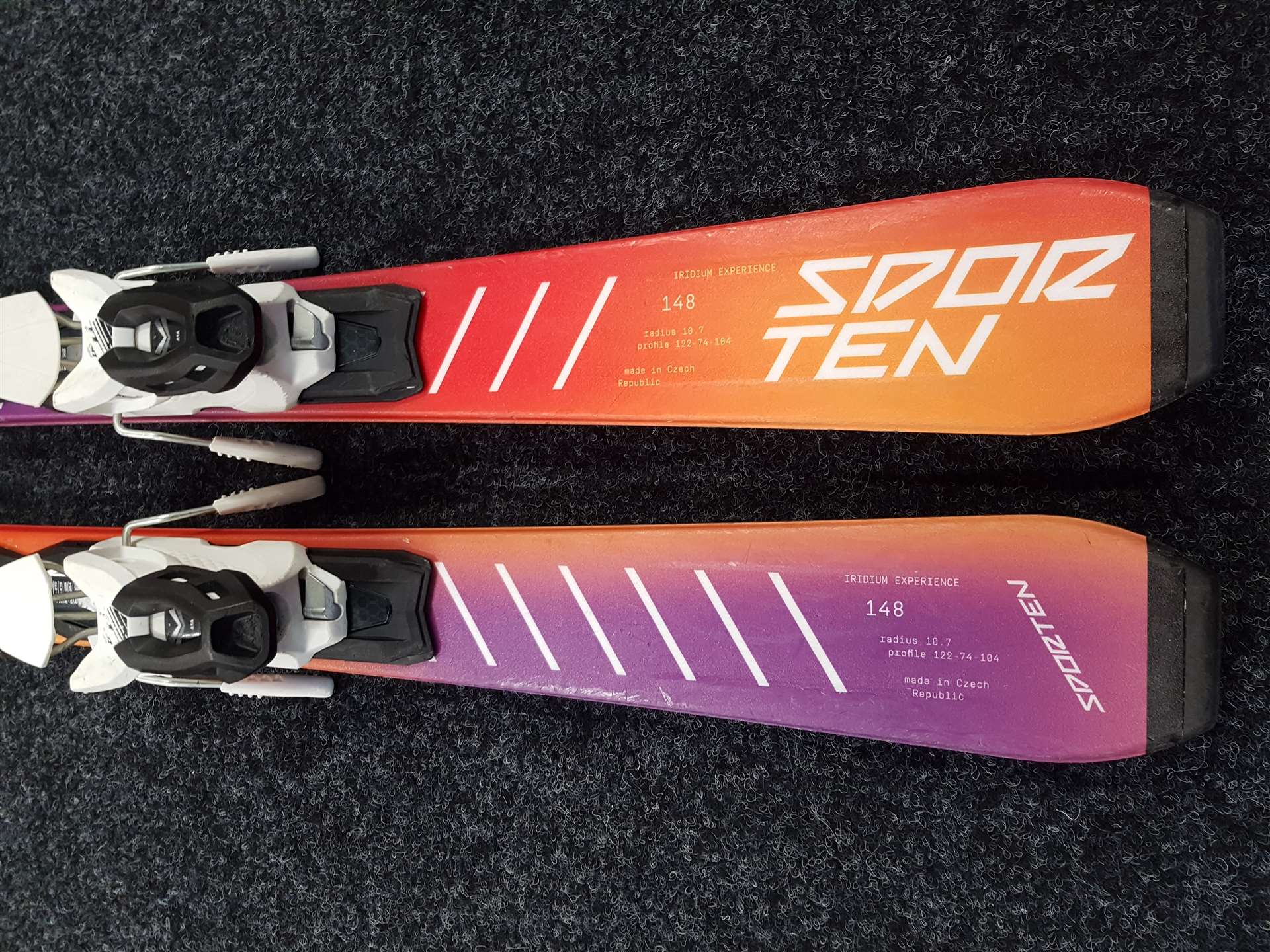 Sci usati SPORTEN RDUM 3 + attacchi Tyrolia 11.0
