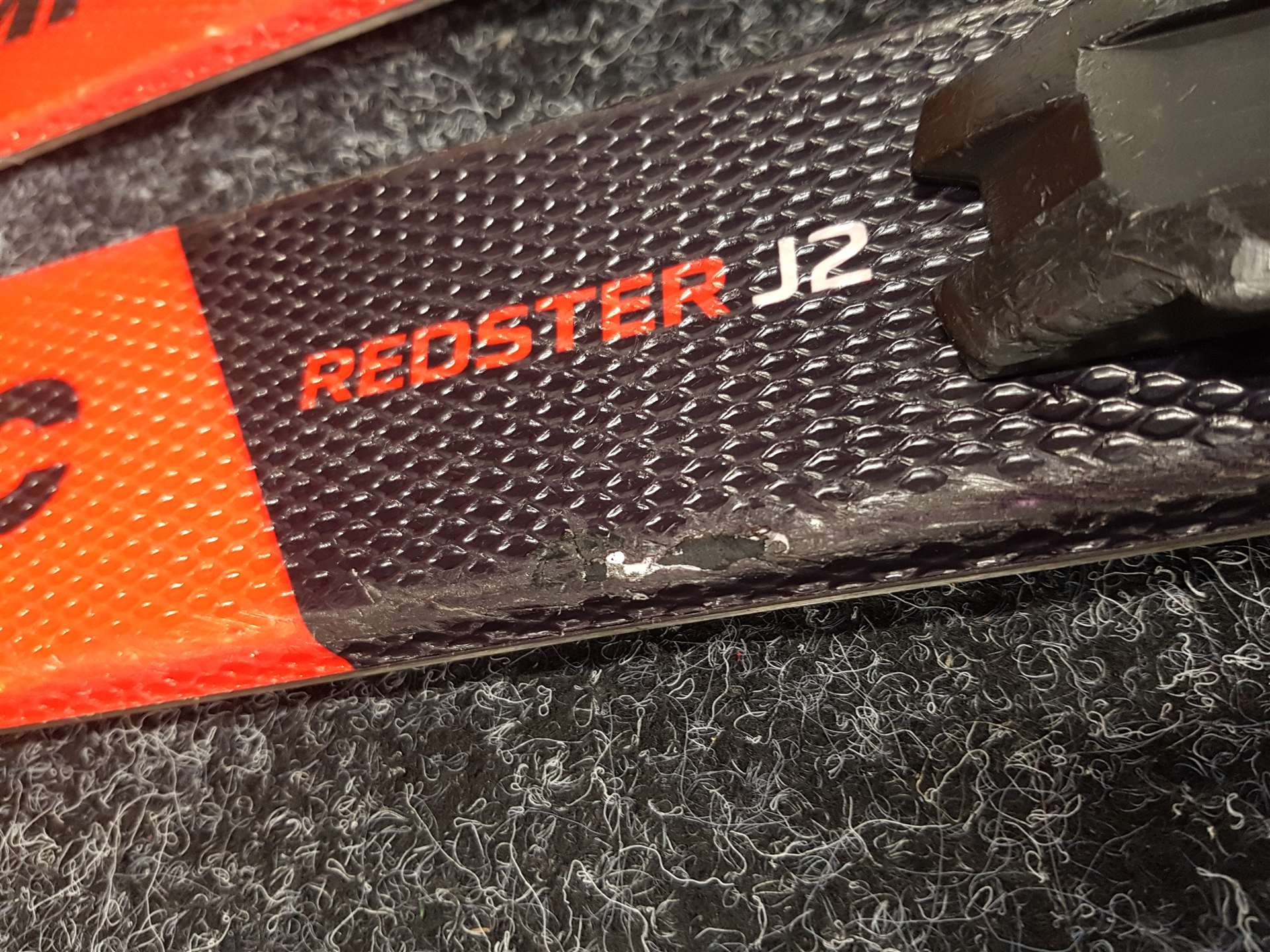 Gebrauchte Kinderski ATOMIC Redster J2 + Atomic C5 4.5 Bindungen