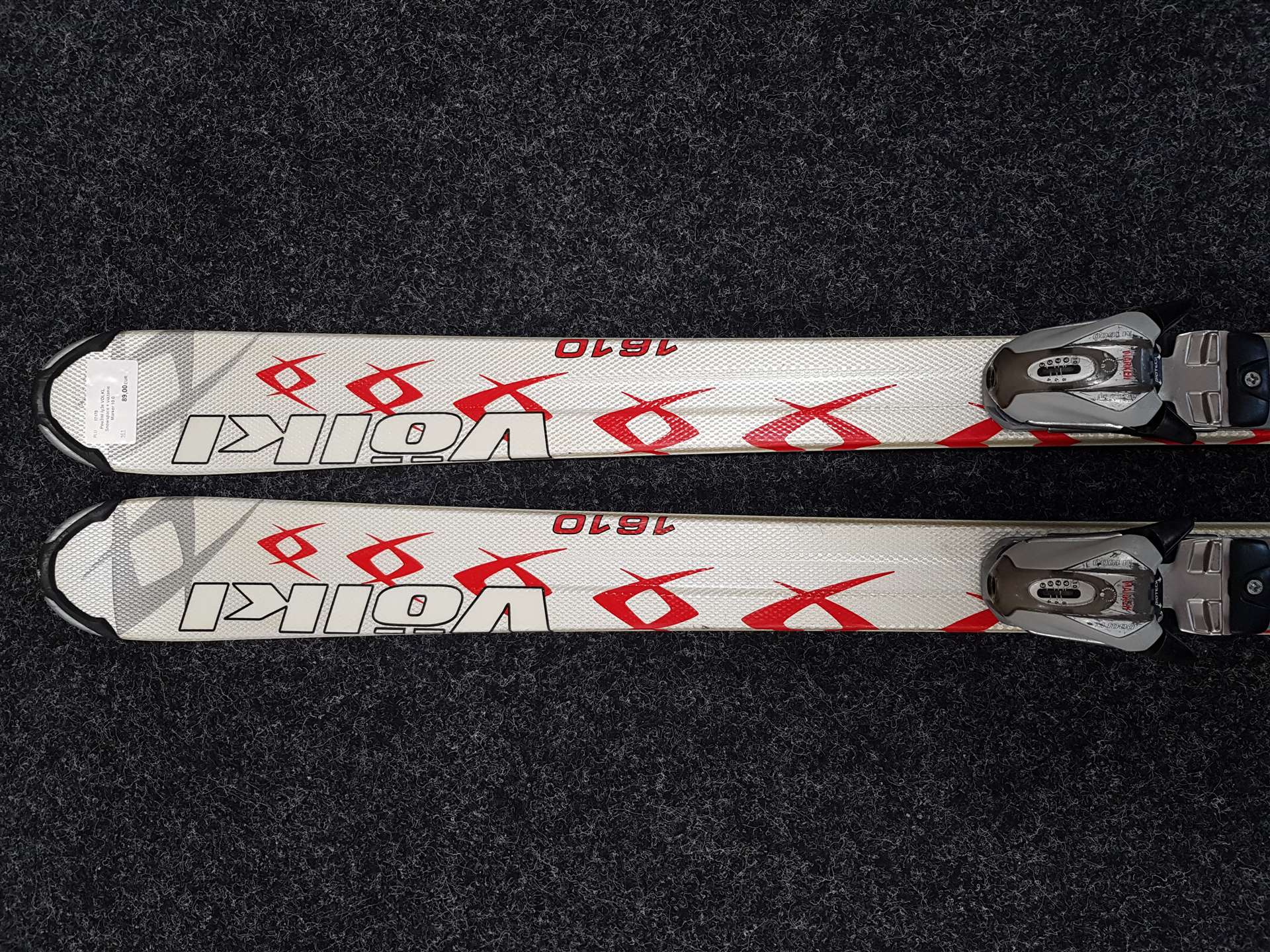 Skis VOLKL Snowspace d'occasion + fixations Marker 10.0