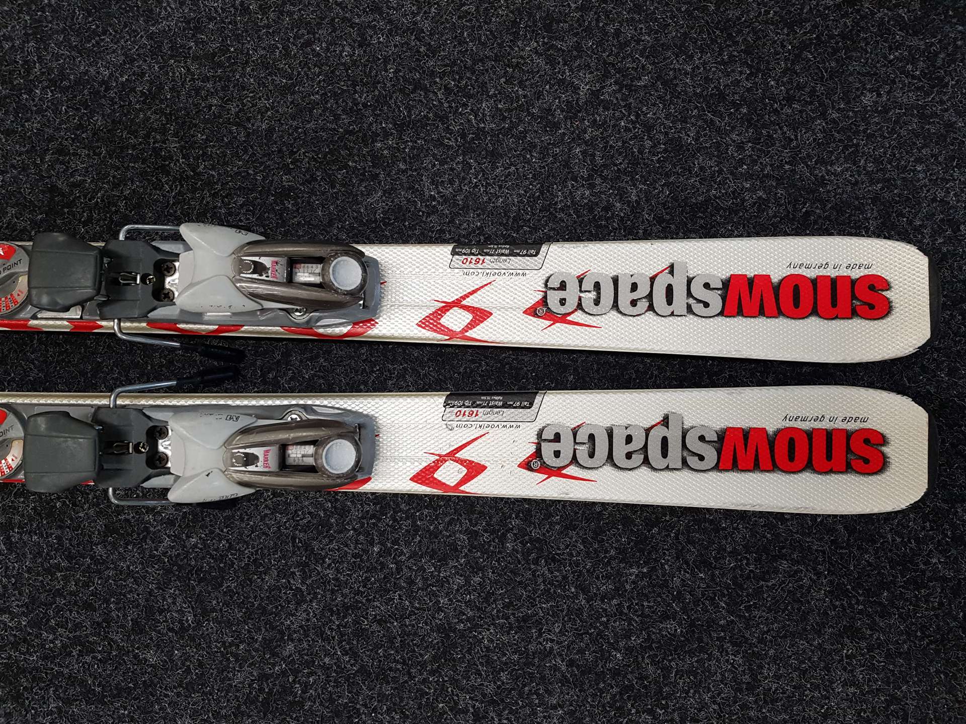 Skis VOLKL Snowspace d'occasion + fixations Marker 10.0