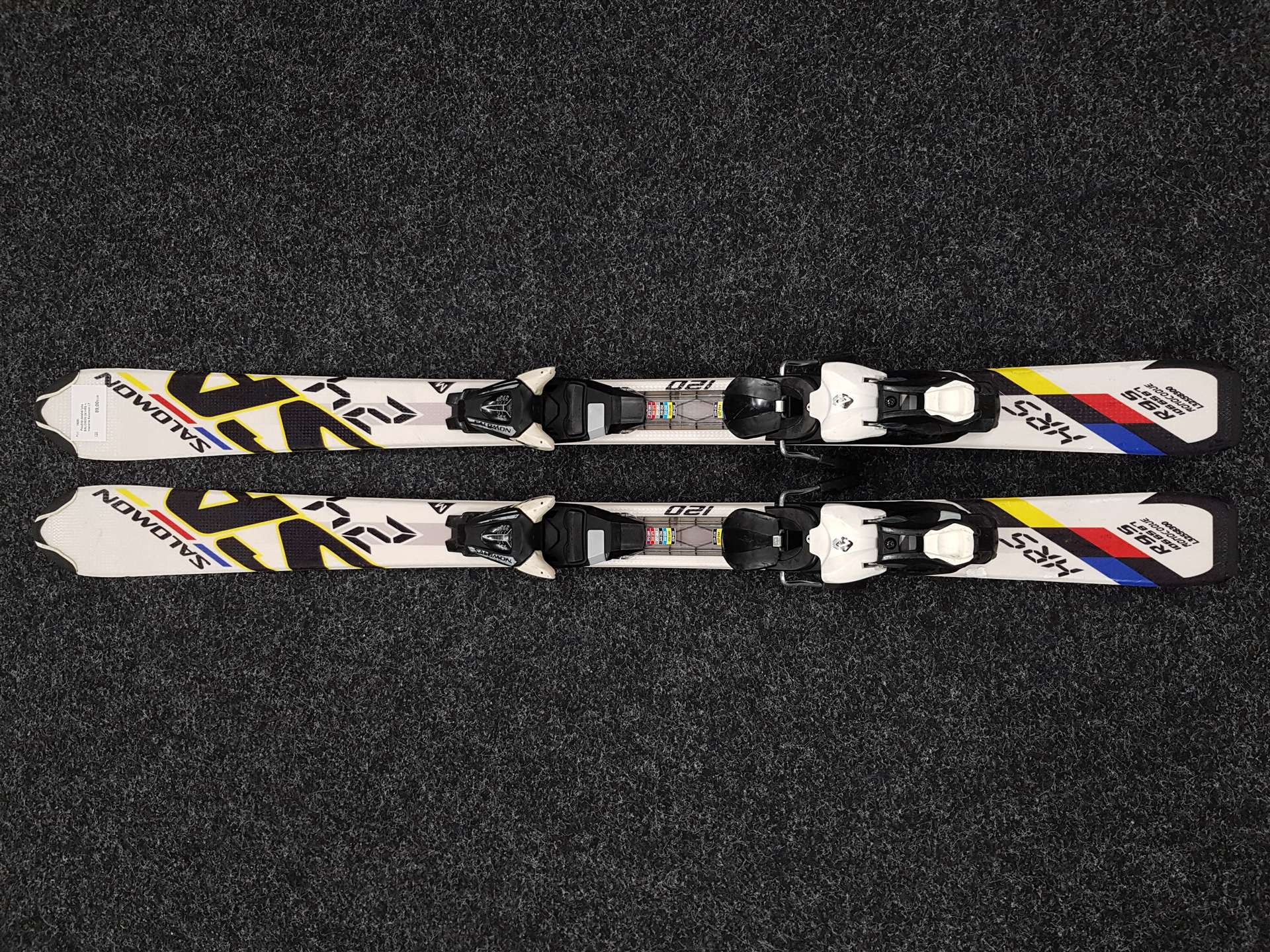 Schiuri pentru copii second-hand SALOMON 24 HRS + legături Salomon L7