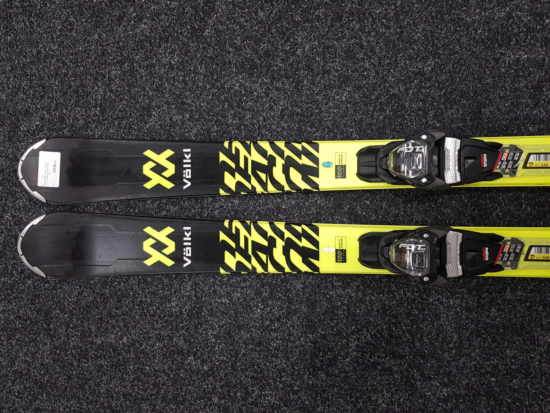 Gebrauchte VOLKL Deacon 7.2 Ski + Marker FDT 10 Bindungen