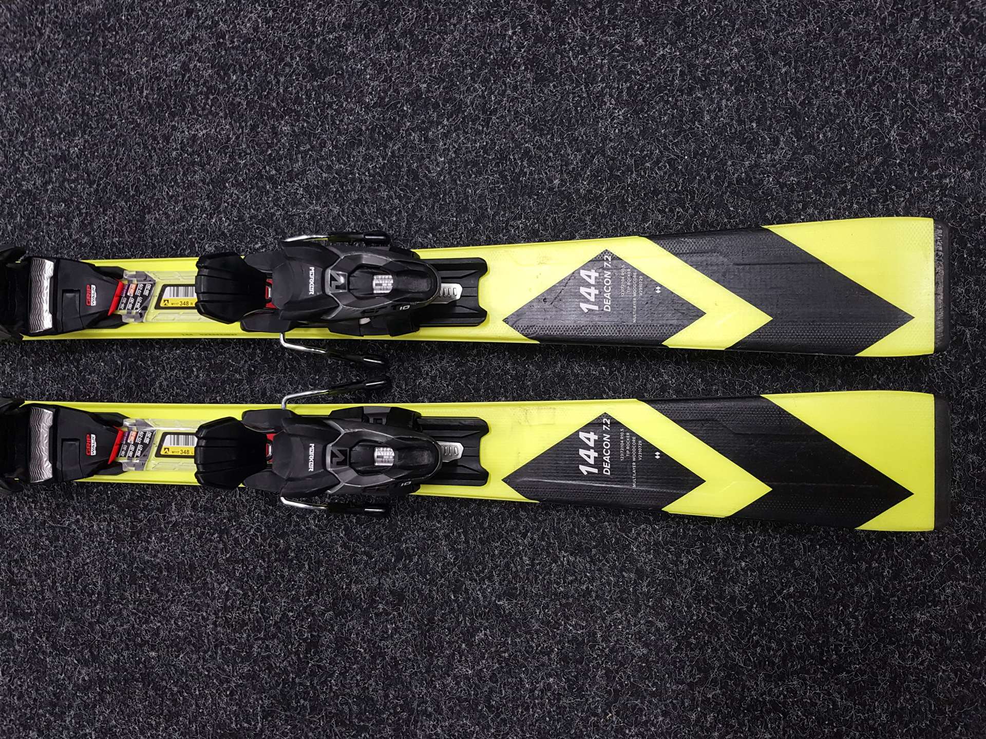 Gebrauchte VOLKL Deacon 7.2 Ski + Marker FDT 10 Bindungen