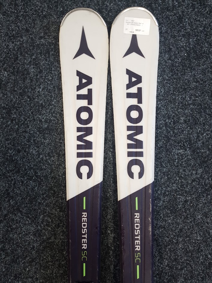 Używane narty Atomic Redster SC + wiązania Atomic 10