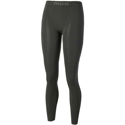 Sous-vêtements thermiques pour femmes MICO CALZAMAGLIA LUNGA WOMAN ACTIVE SKIN, NOIR