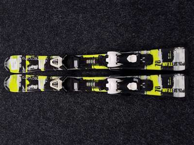 Sci da sci per bambini usati TECNOPRO Team + attacchi Tecnopro 4.5