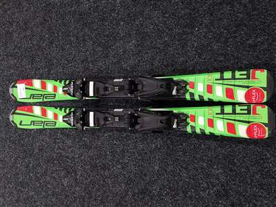 Sci da sci usati per bambini ELAN Jett + attacchi Elan EL 4.5