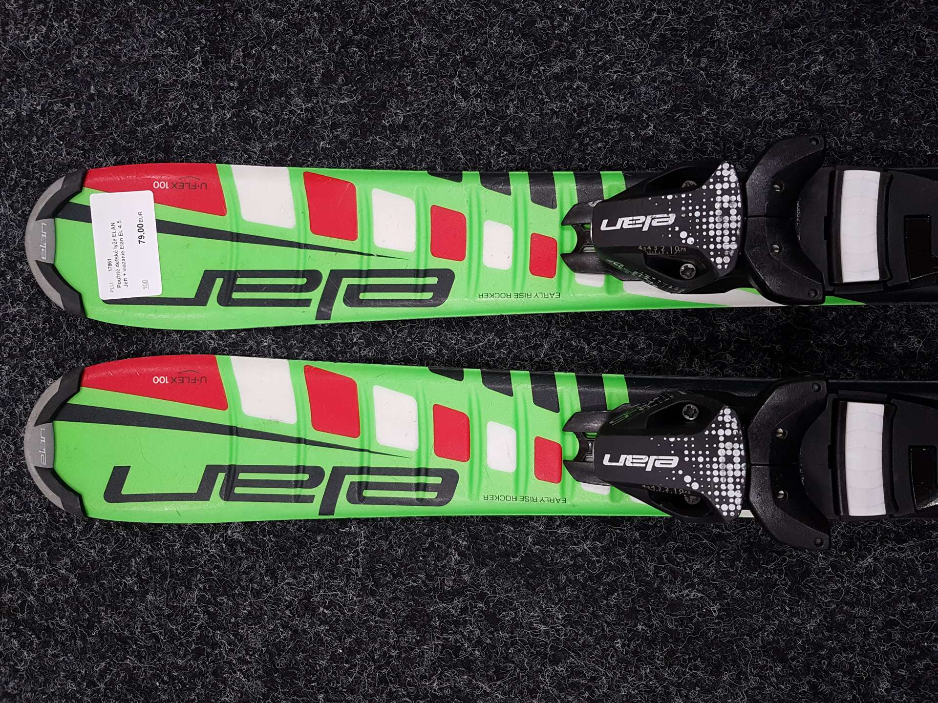 Schiuri pentru copii ELAN Jett + legături Elan EL 4.5 folosite