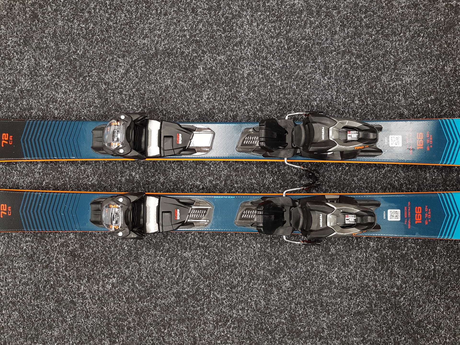 Skis d'occasion BLIZZARD Stormbird 72 CA + fixations Marker TPC 11