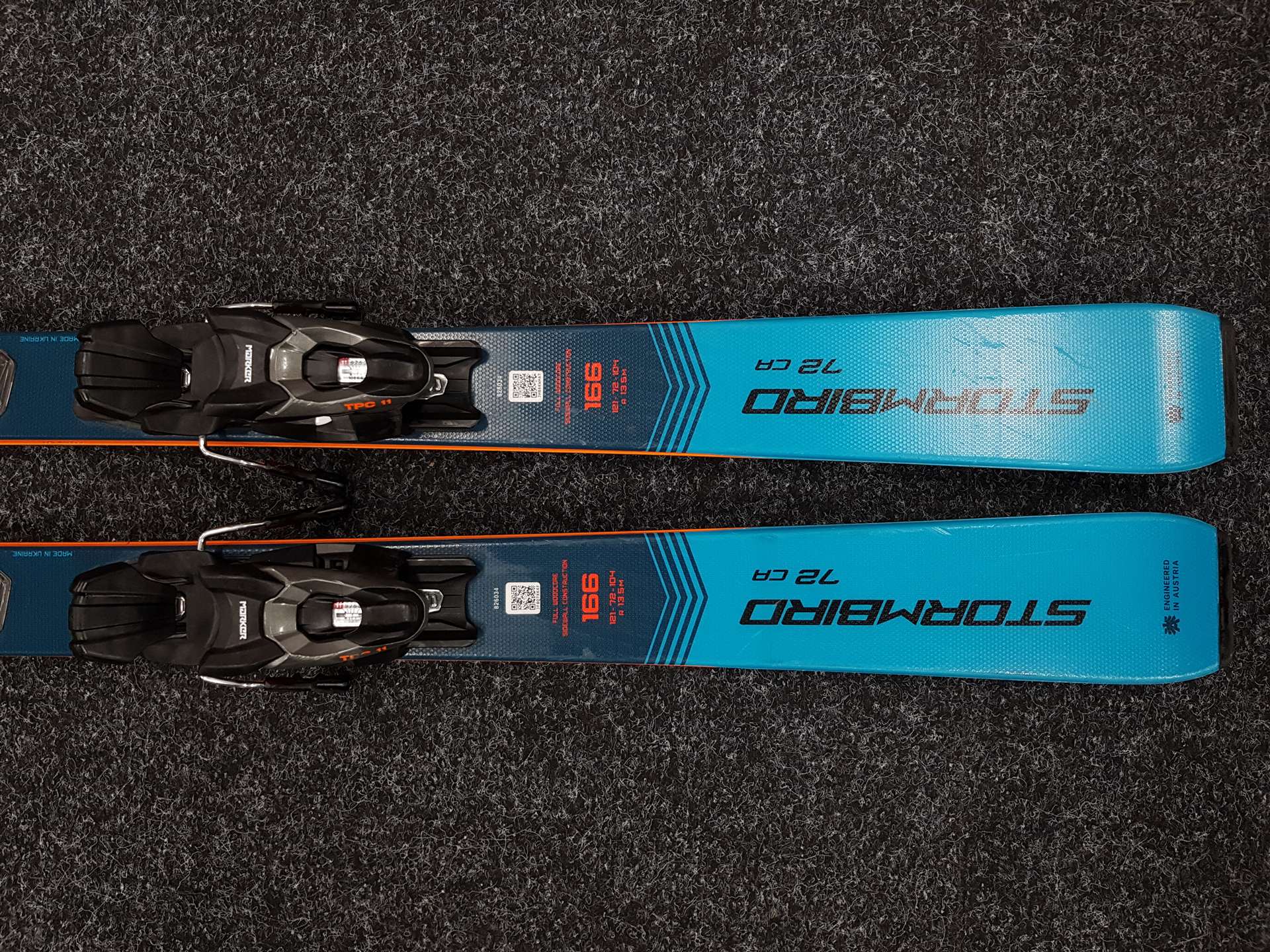 Skis d'occasion BLIZZARD Stormbird 72 CA + fixations Marker TPC 11