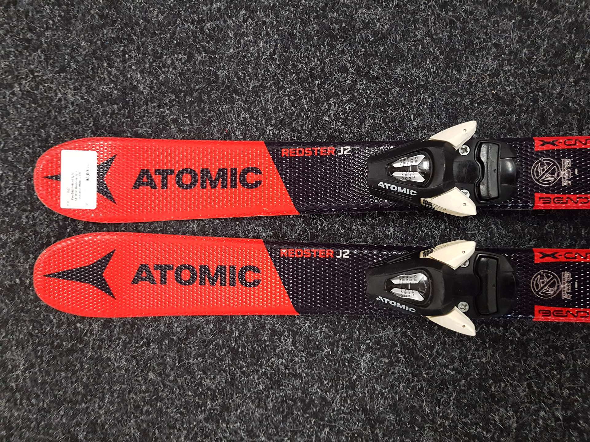 Gebruikte kinderski's ATOMIC Redster J2 + Atomic C5 bindingen