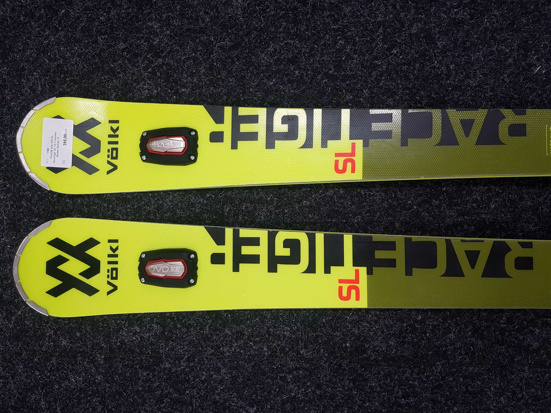 Gebrauchte VOLKL Racetiger SL 13 Ski + Marker Motion 12 Bindungen