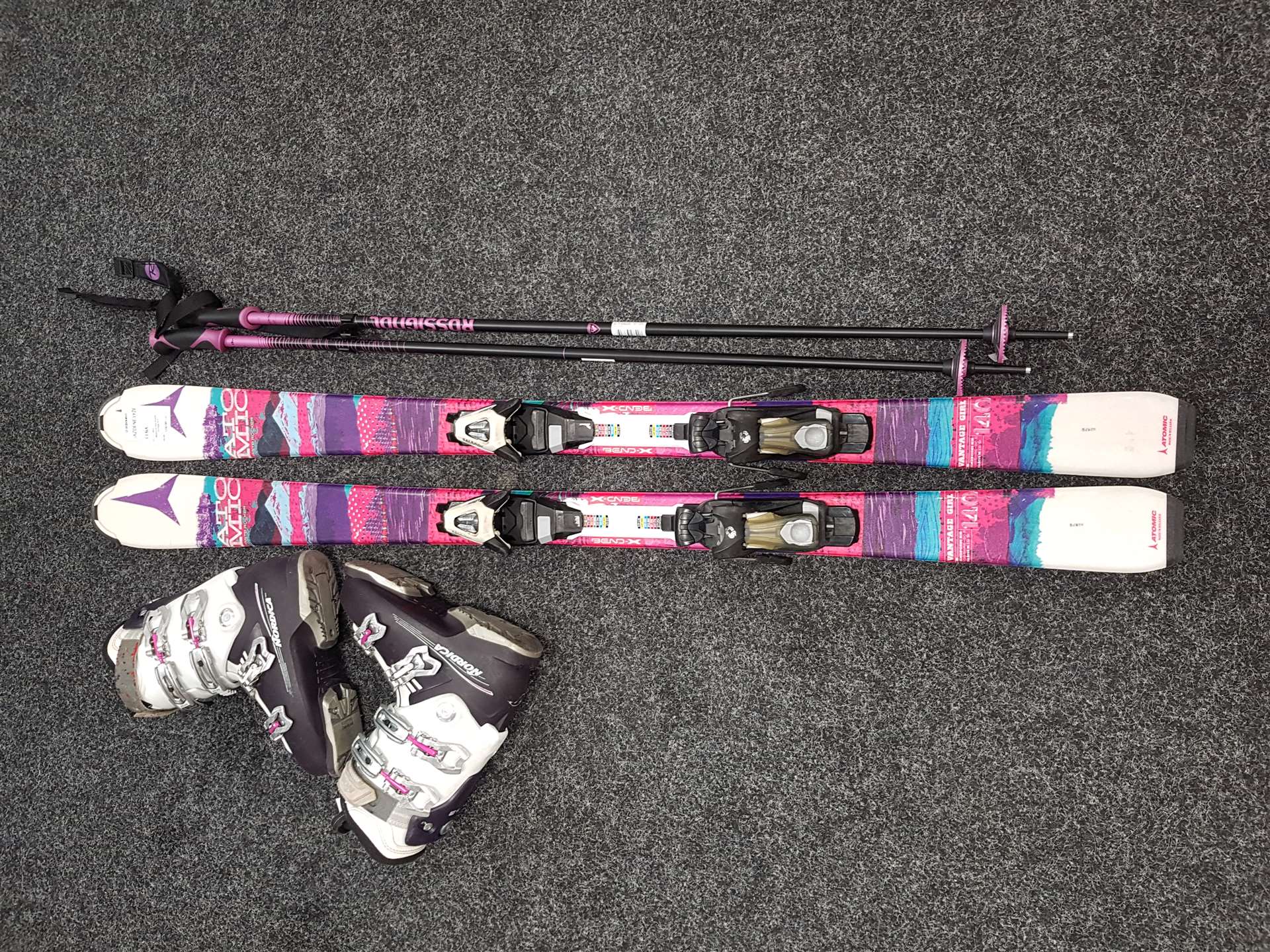 Bazárové lyže Atomic Vantage Girl + lyžařské boty NORDICA NXT 75 WR
