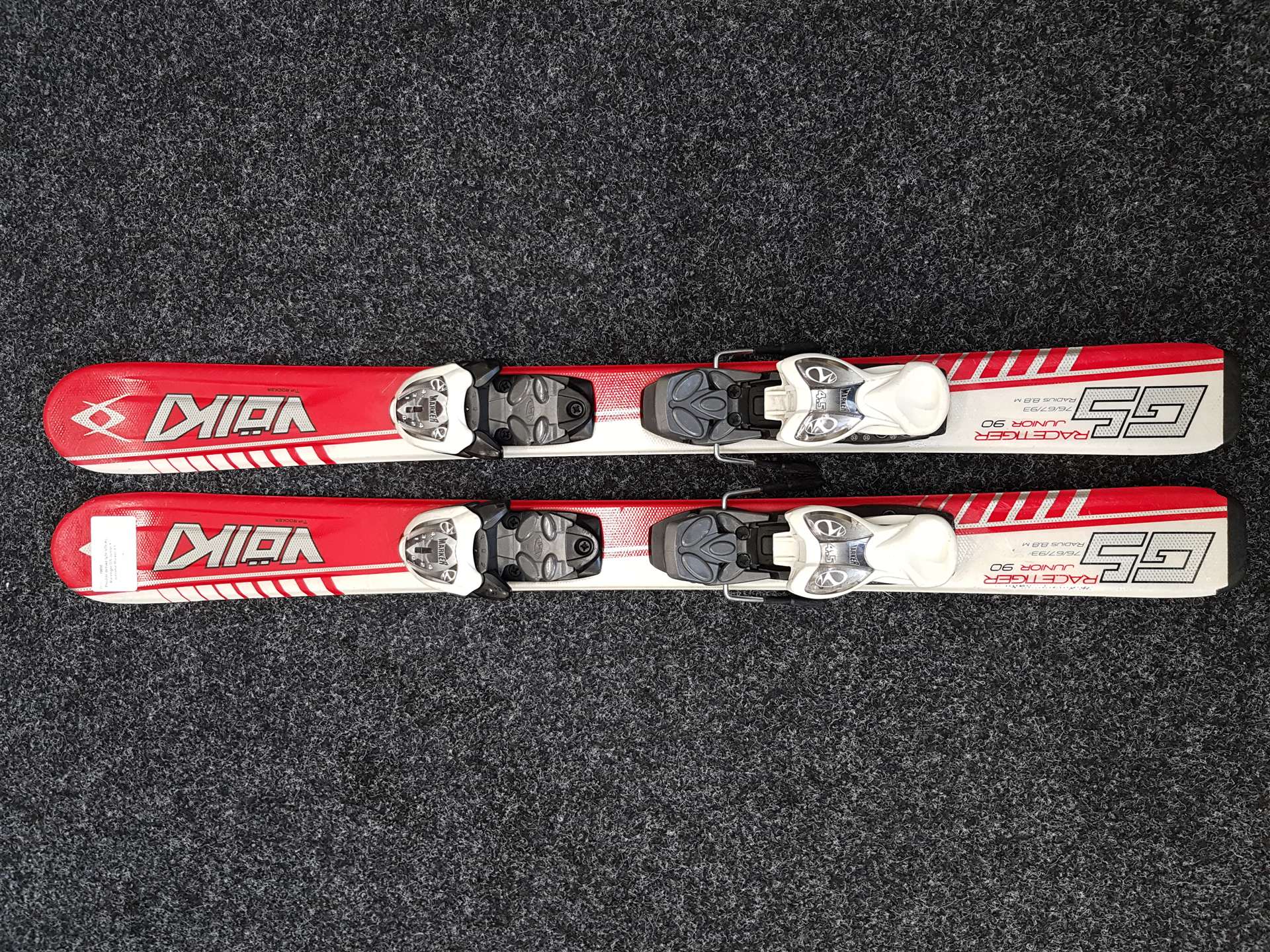 Sci da sci usati per bambini VOLKL Racetiger GS Junior + attacchi Marker 4.5