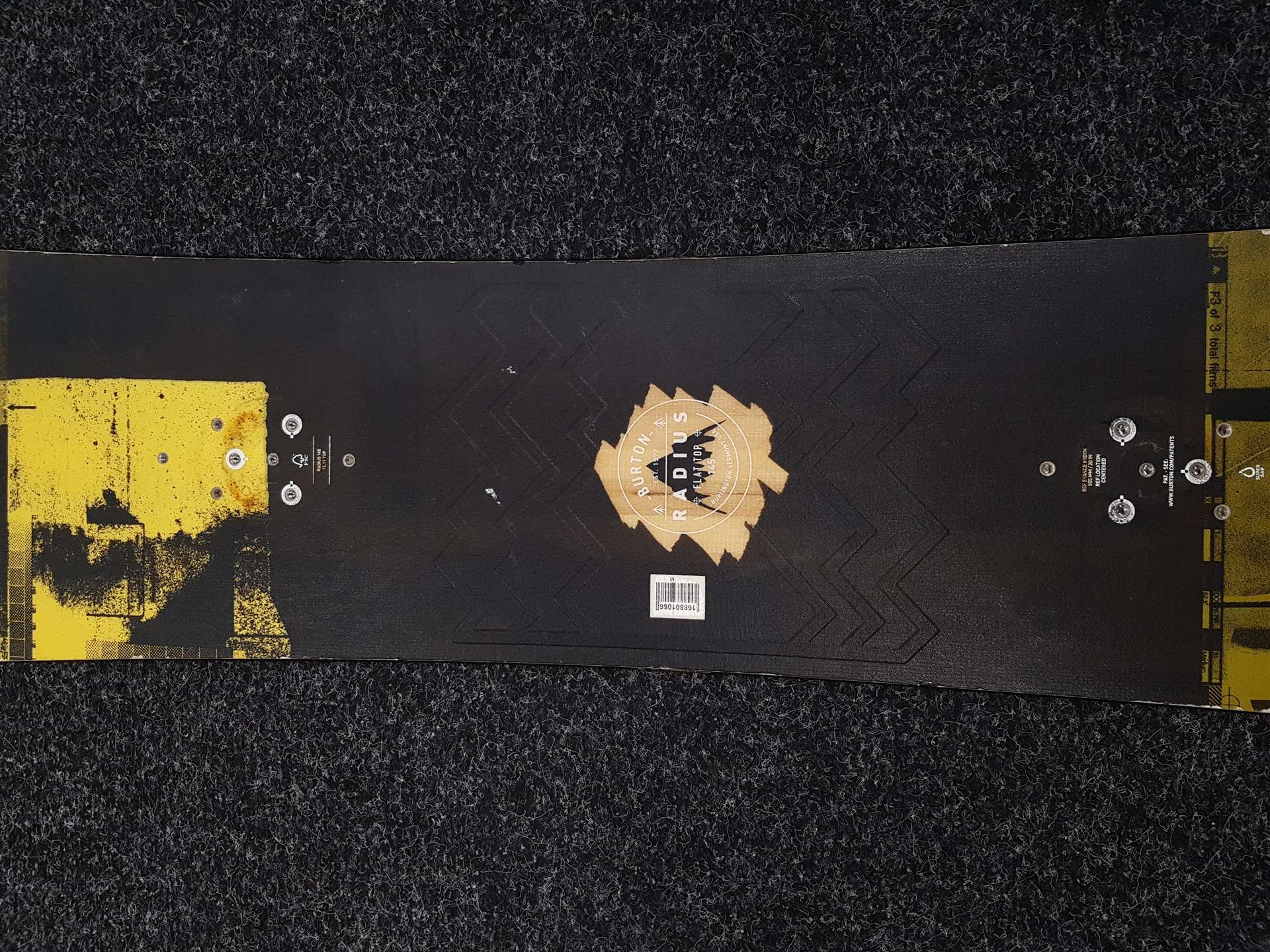 Použitý snowboard BURTON Radius Flat Top