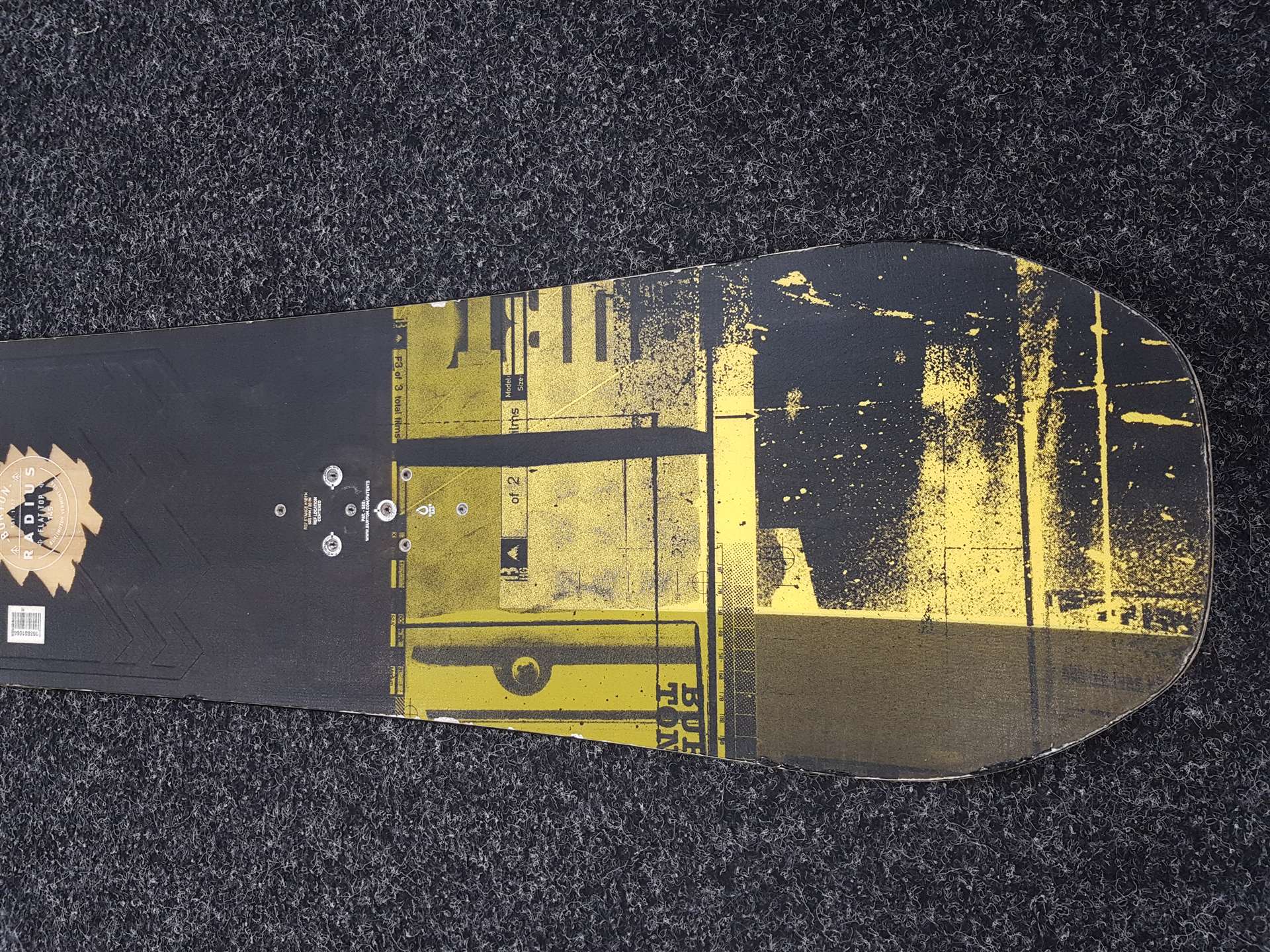 Použitý snowboard BURTON Radius Flat Top
