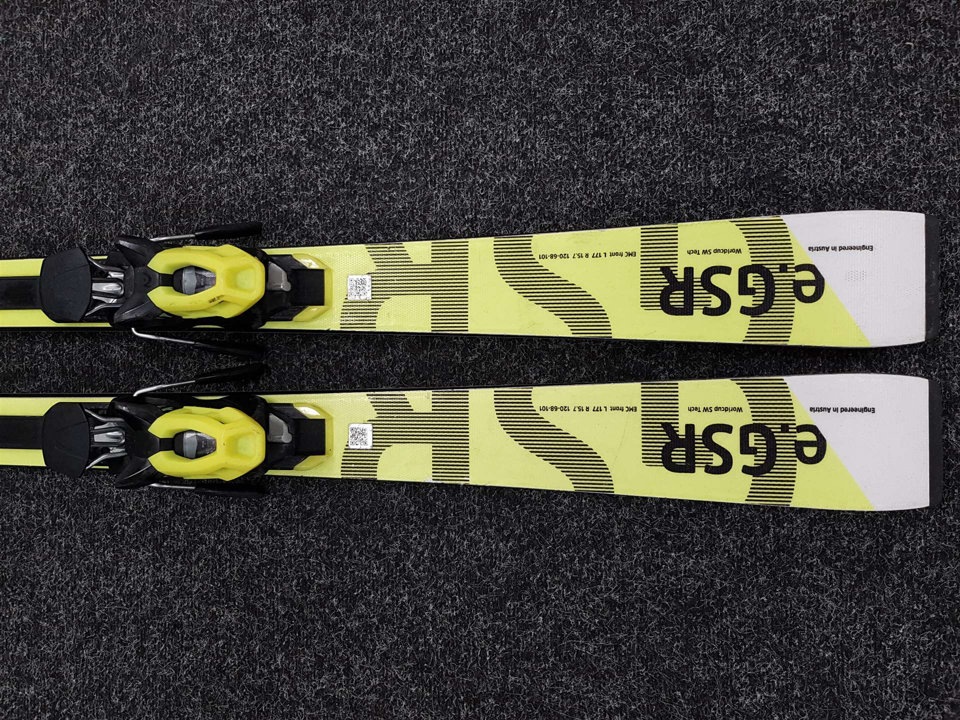 Použité lyže HEAD e.GSR Worldcup SW Tech