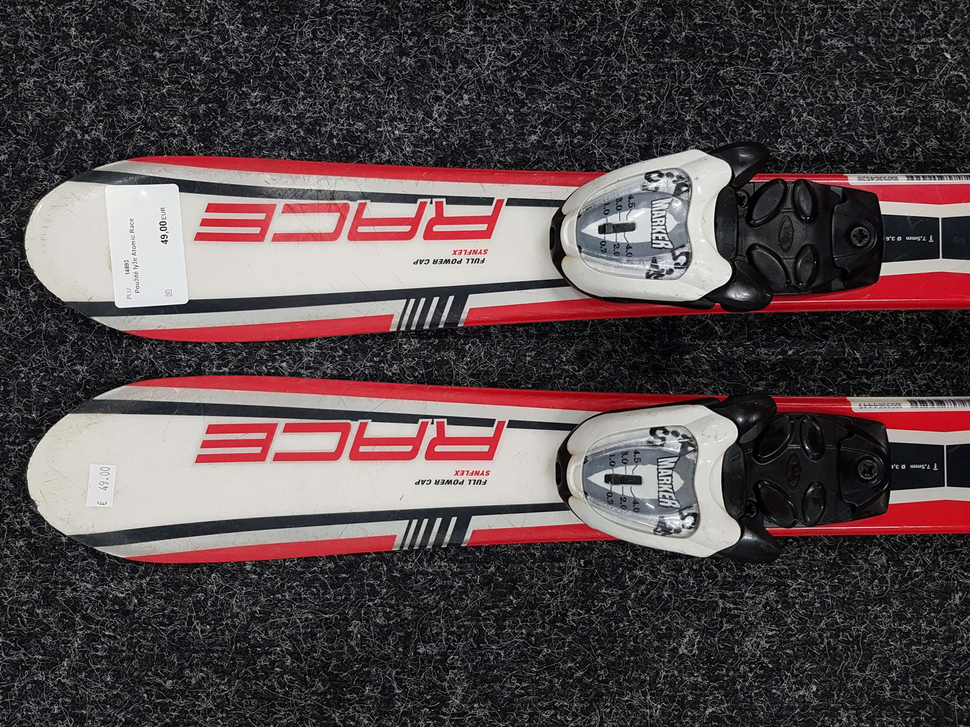 Použité lyže Race