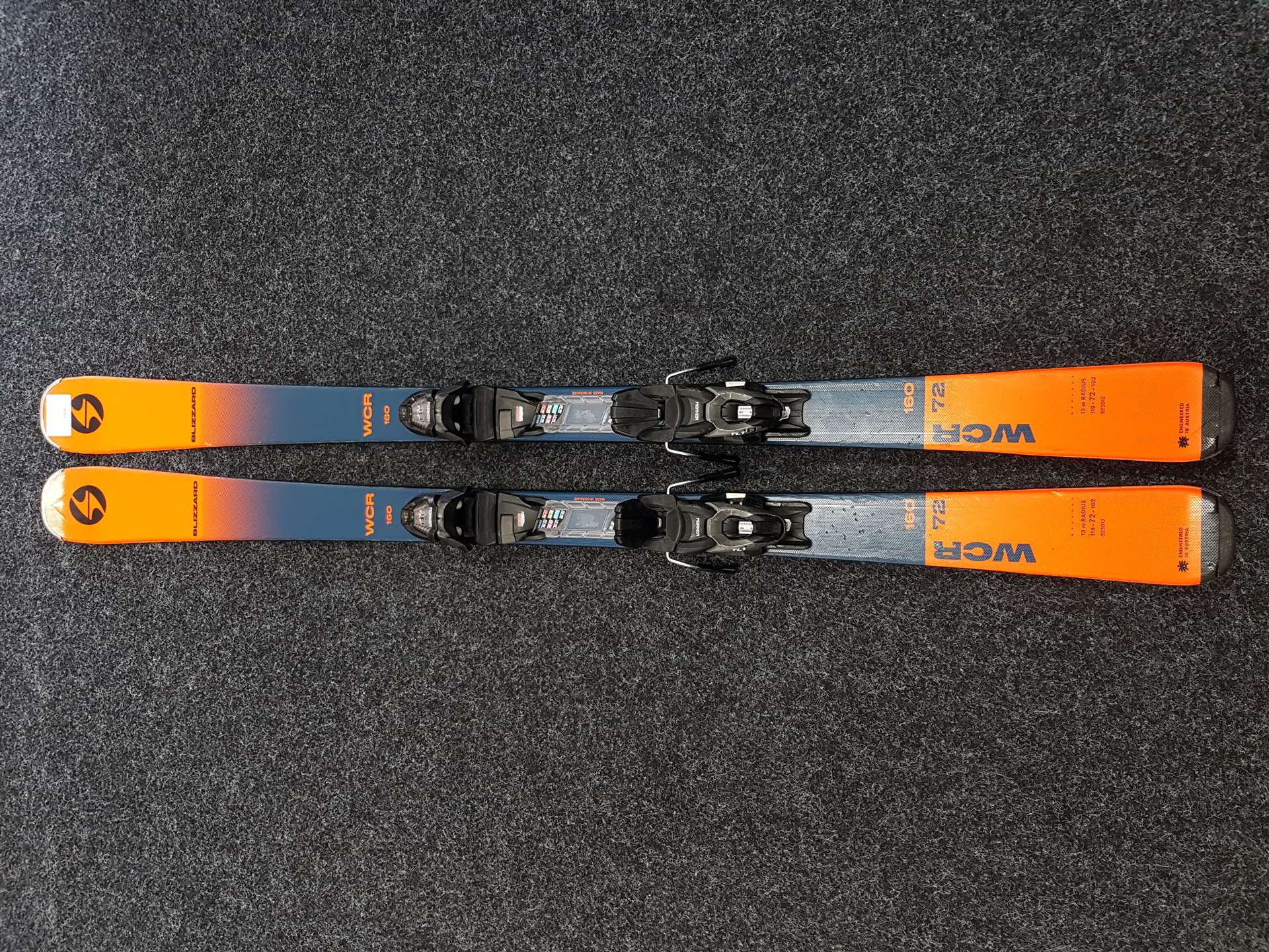 Używane narty BLIZZARD WCR + wiązania Marker TLT 10