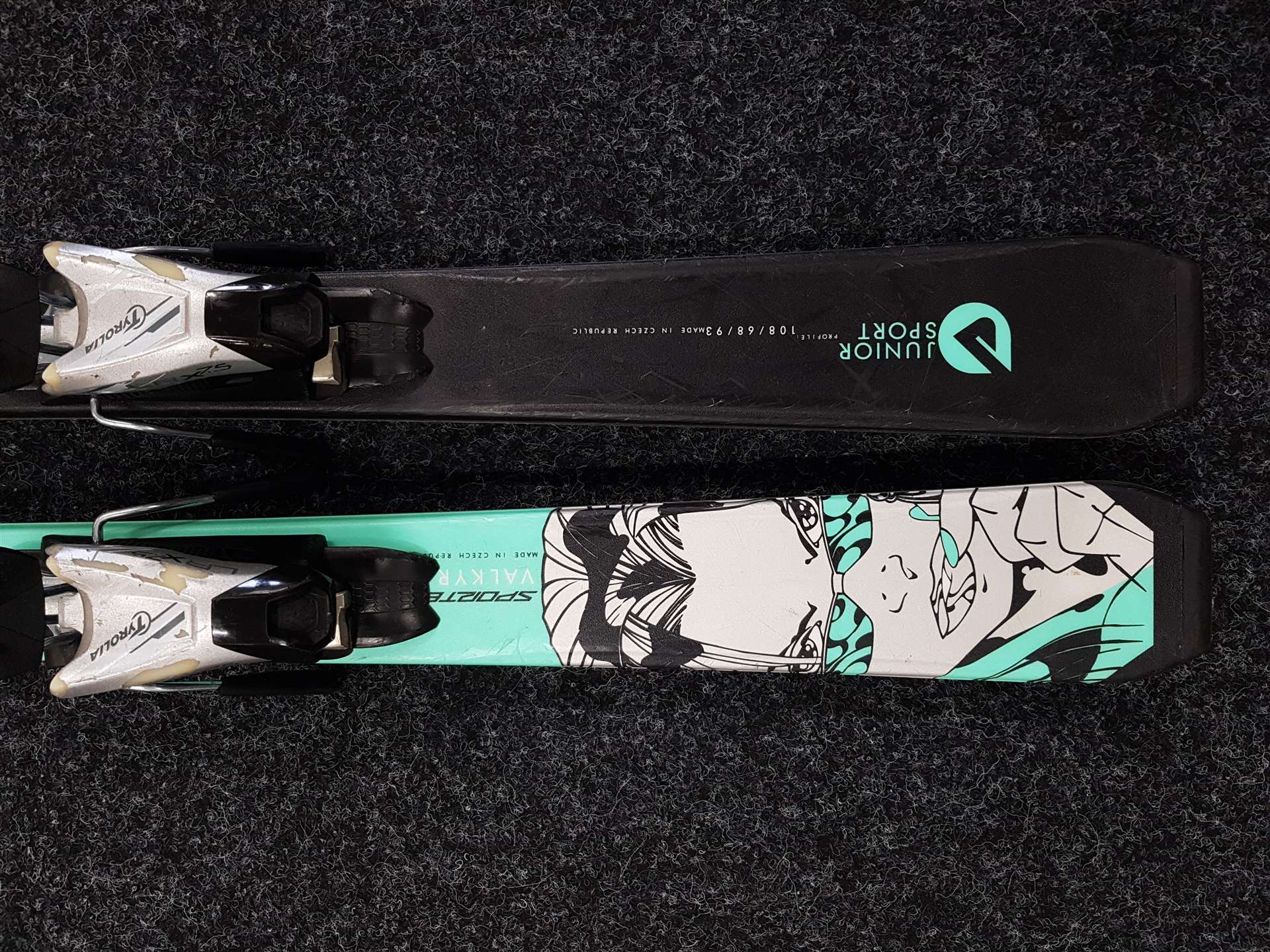 Używane narty SPORTEN Valkyrie + wiązania Tyrolia LRX 7.5