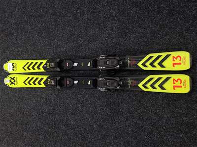 Esquís infantiles usados VOLKL Race Tiger + fijaciones Marker 4.5