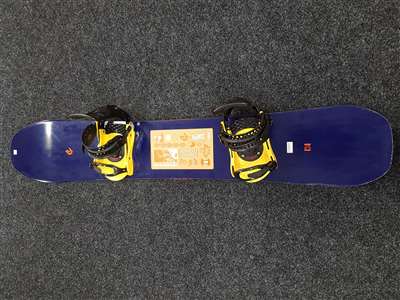 Tabla de snowboard K2 Broadcast usada + fijaciones Burton talla L
