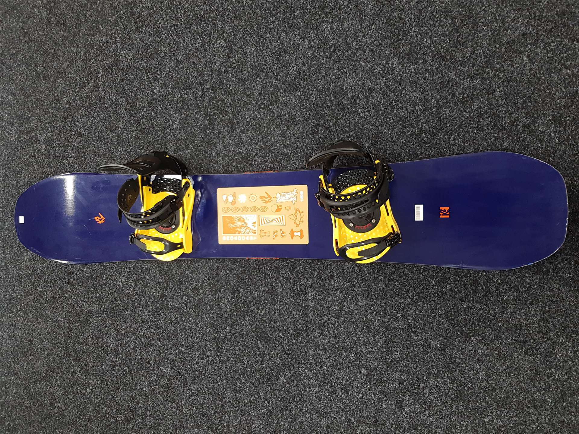 Tabla de snowboard K2 Broadcast usada + fijaciones Burton talla L