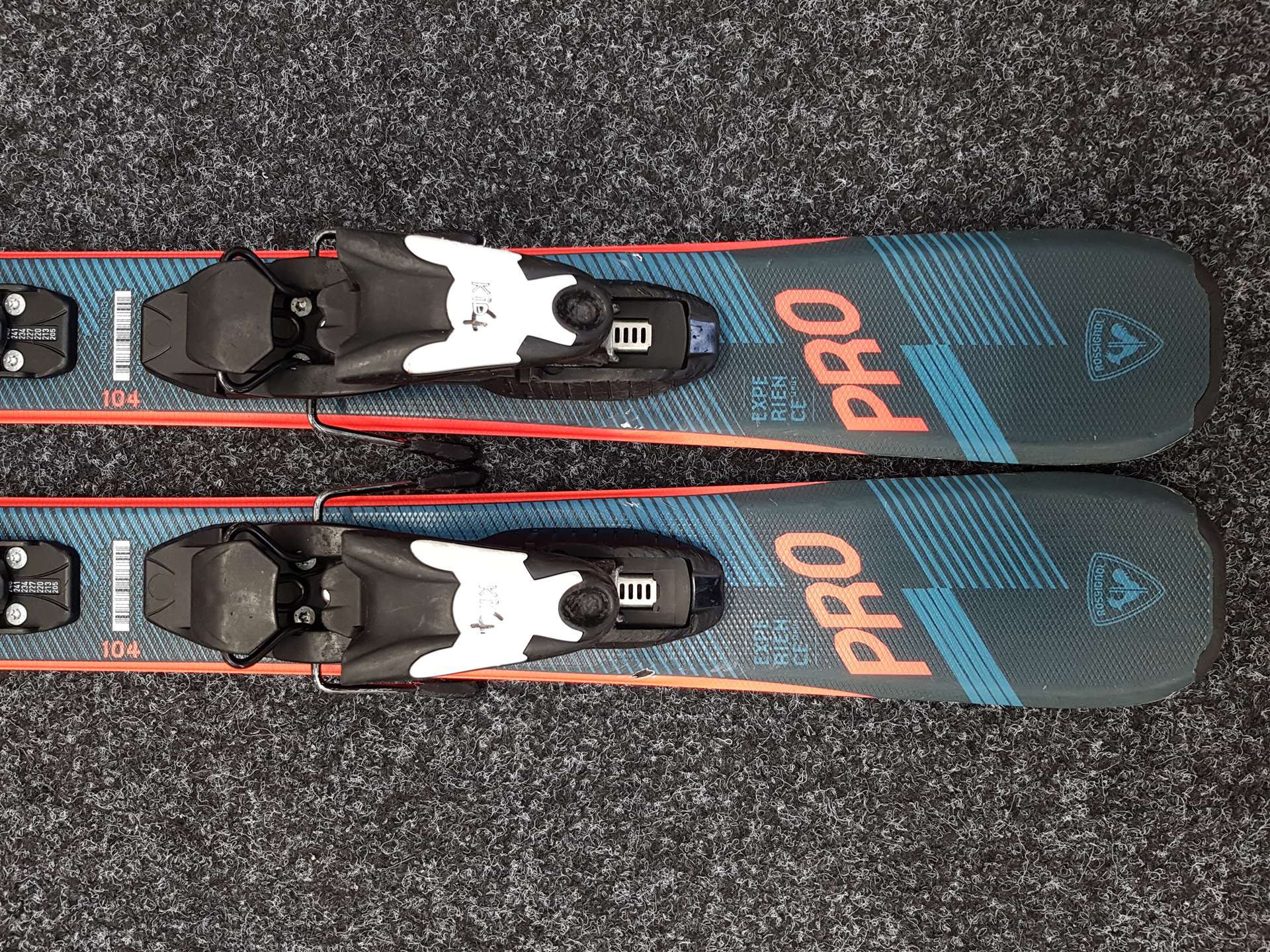 Gebrauchte ROSSIGNOL Experience Pro Kinderski + Look Kid4 Bindungen