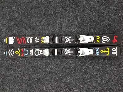 Sci da sci per bambini usati SPORTEN Xoxo + attacchi Tyrolia SLR 4.5