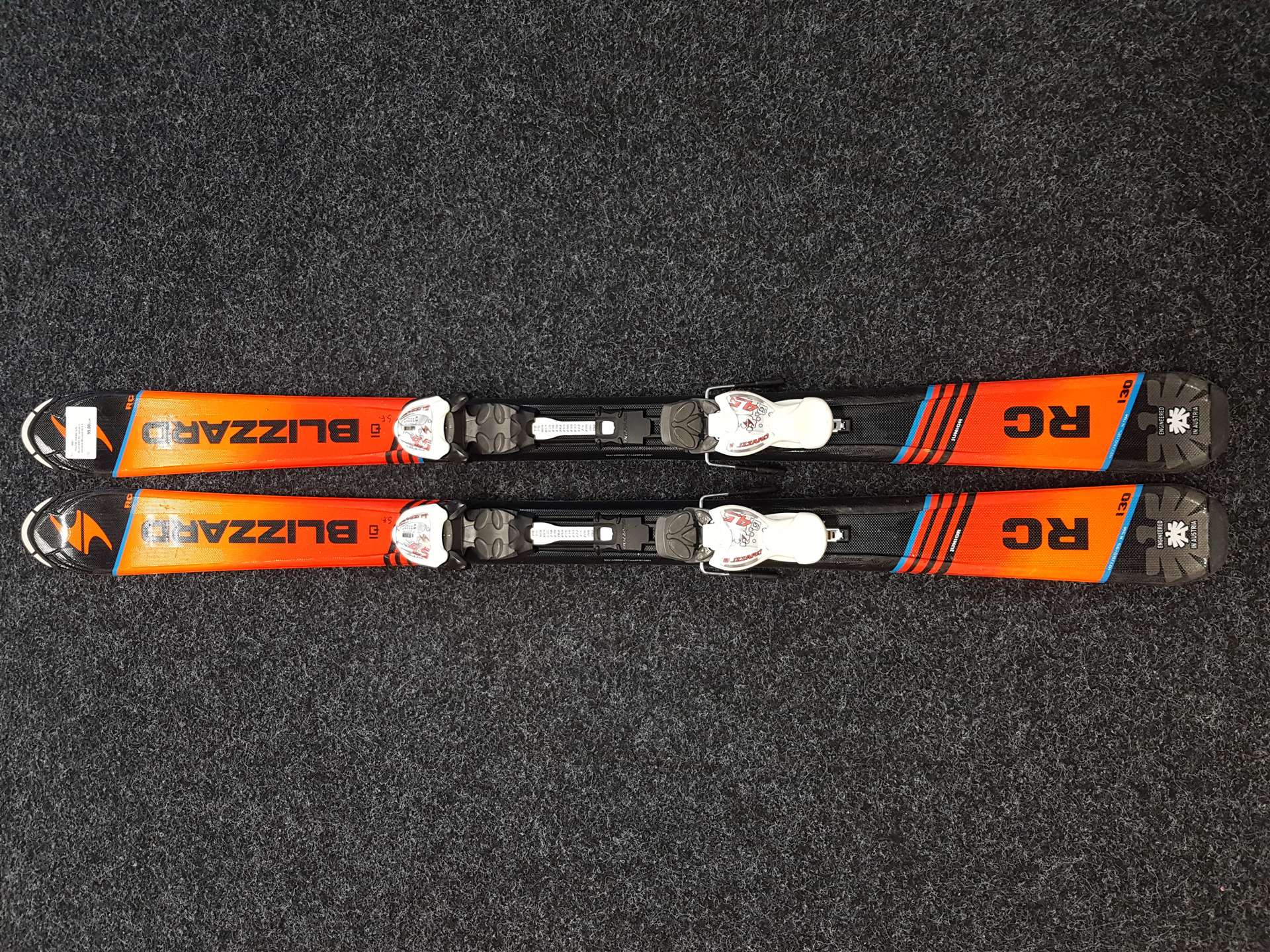 Použité dětské lyže BLIZZARD RC Junior + vázání Blizzard IQ 4.5