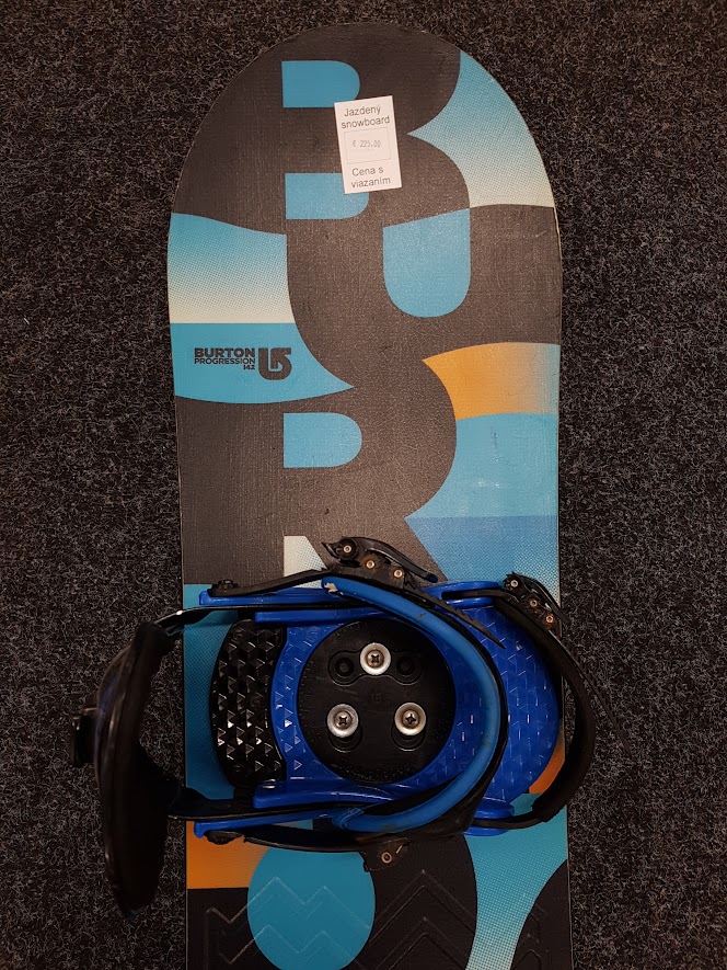 Burton Progression Bazaar Snowboard + Burton Bindung Größe S
