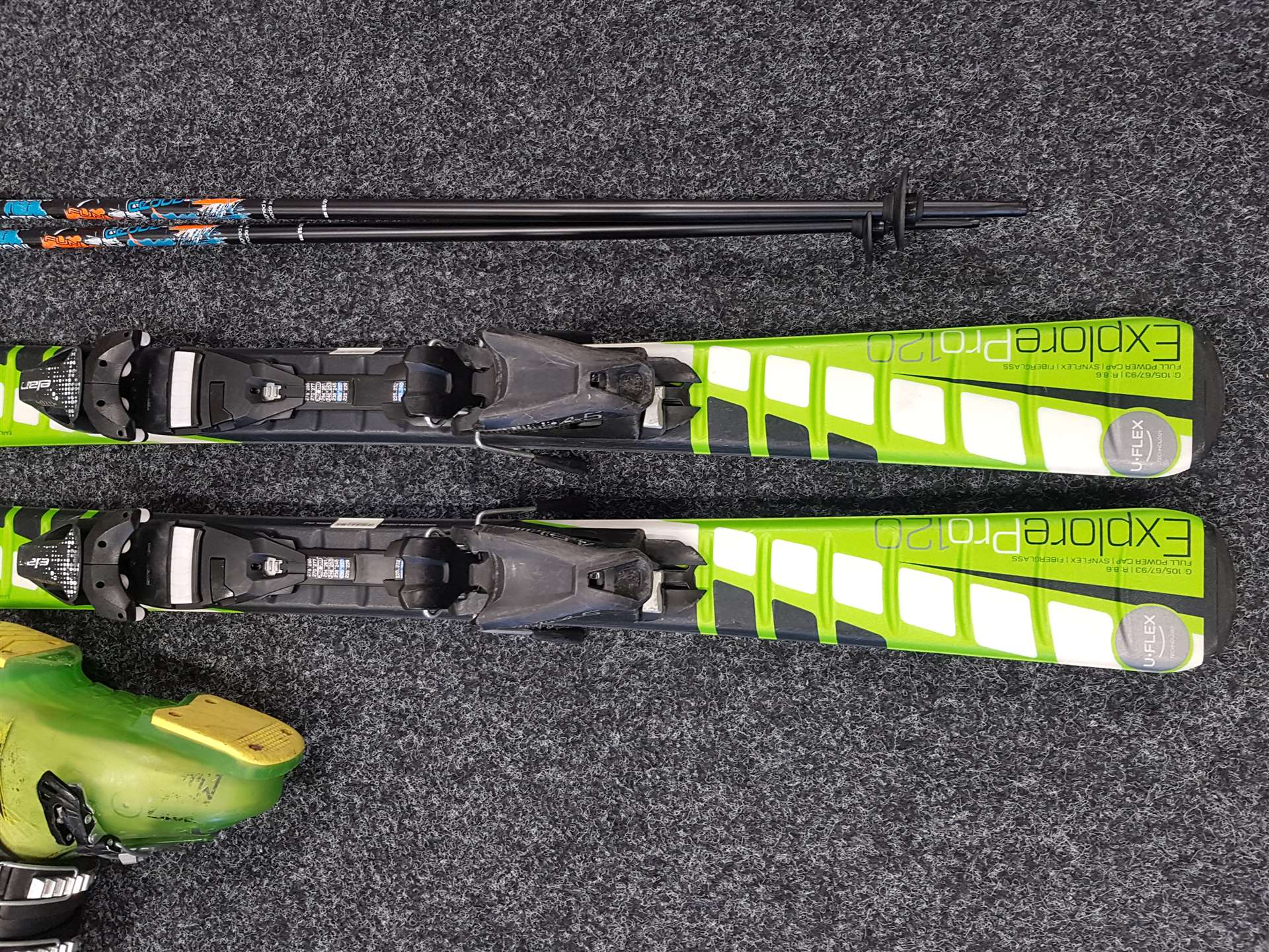 Bazárové lyže Elan Explore Pro + bazárové lyžařské boty Atomic Waymaker JR R3