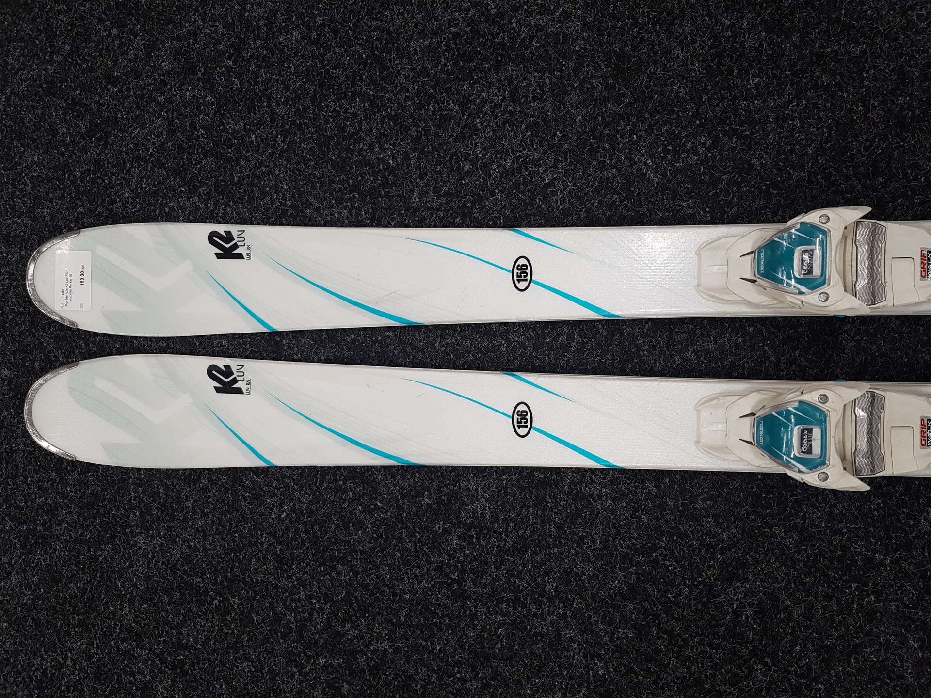 Használt K2 Luv RX sílécek + Marker 10 kötés