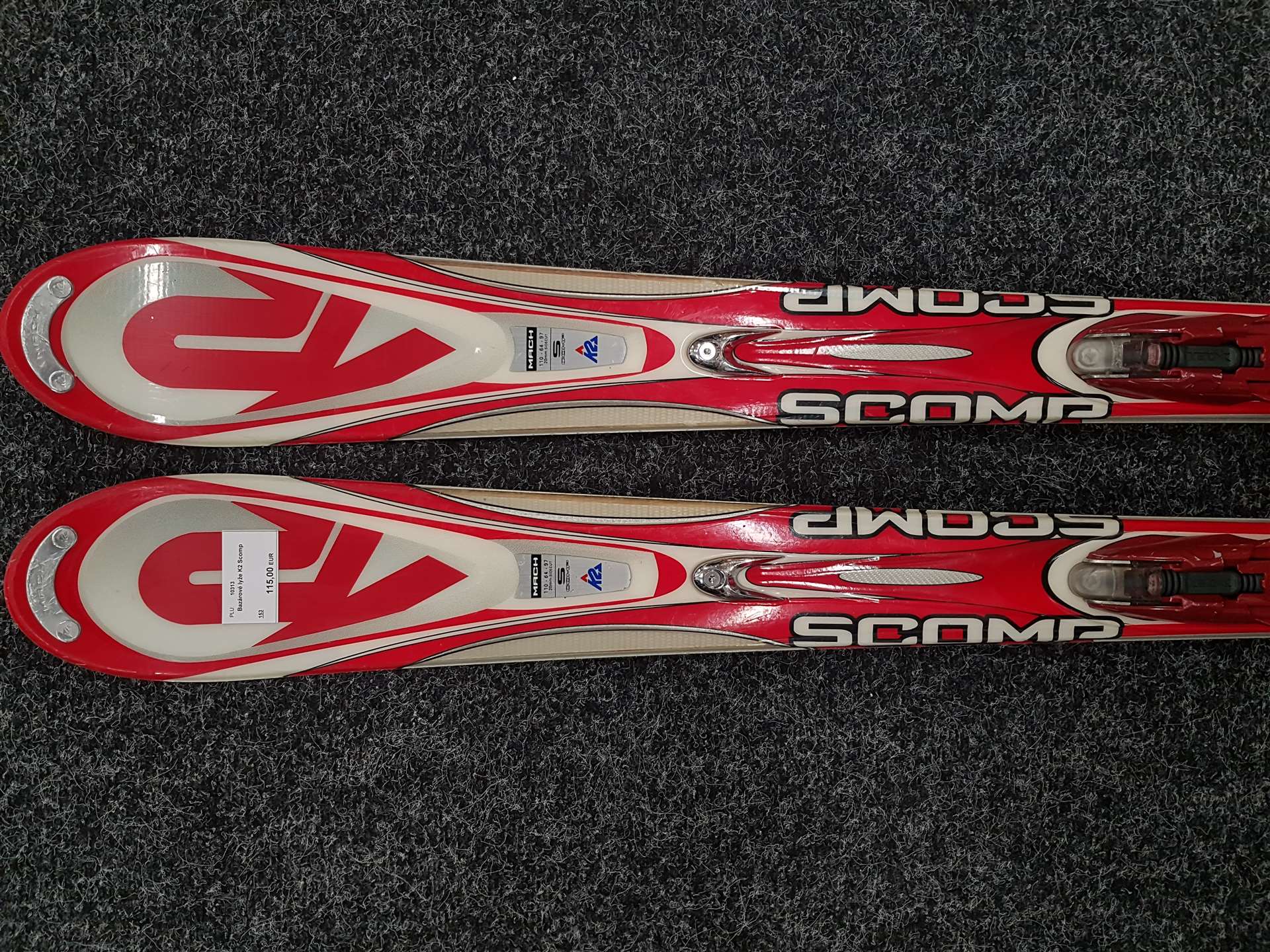 Bazárové lyže K2 Scomp