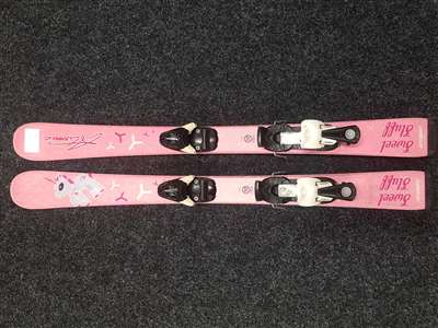 Použité dětské lyže ATOMIC Sweet Stuff + vázání Atomic Ewox 4.5