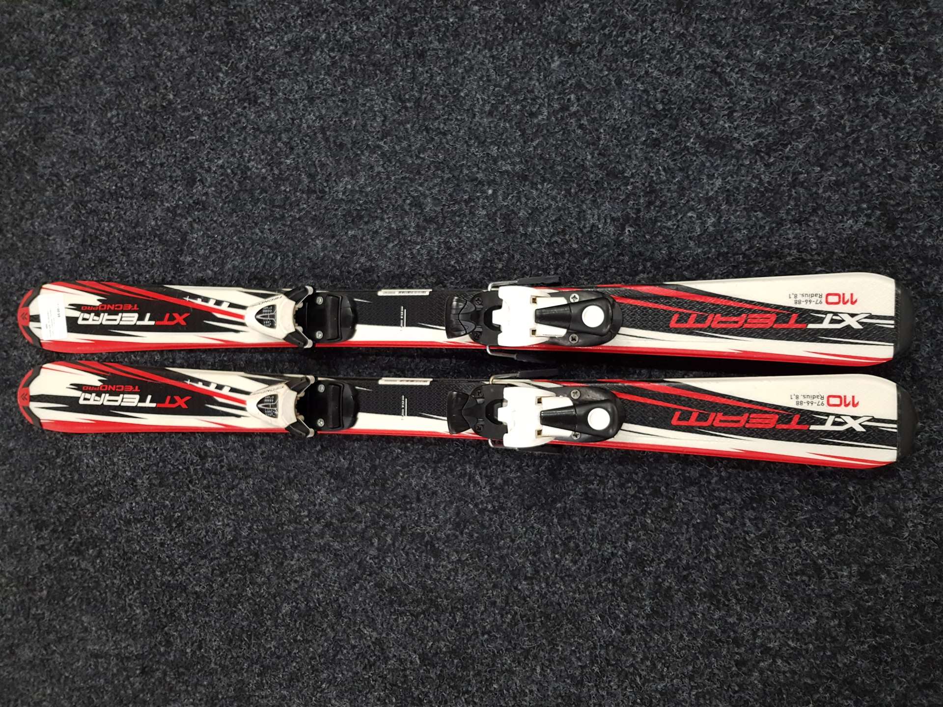 Použité lyže TECNOPRO XT Team  + viazanie Tecnopro TC 4,5