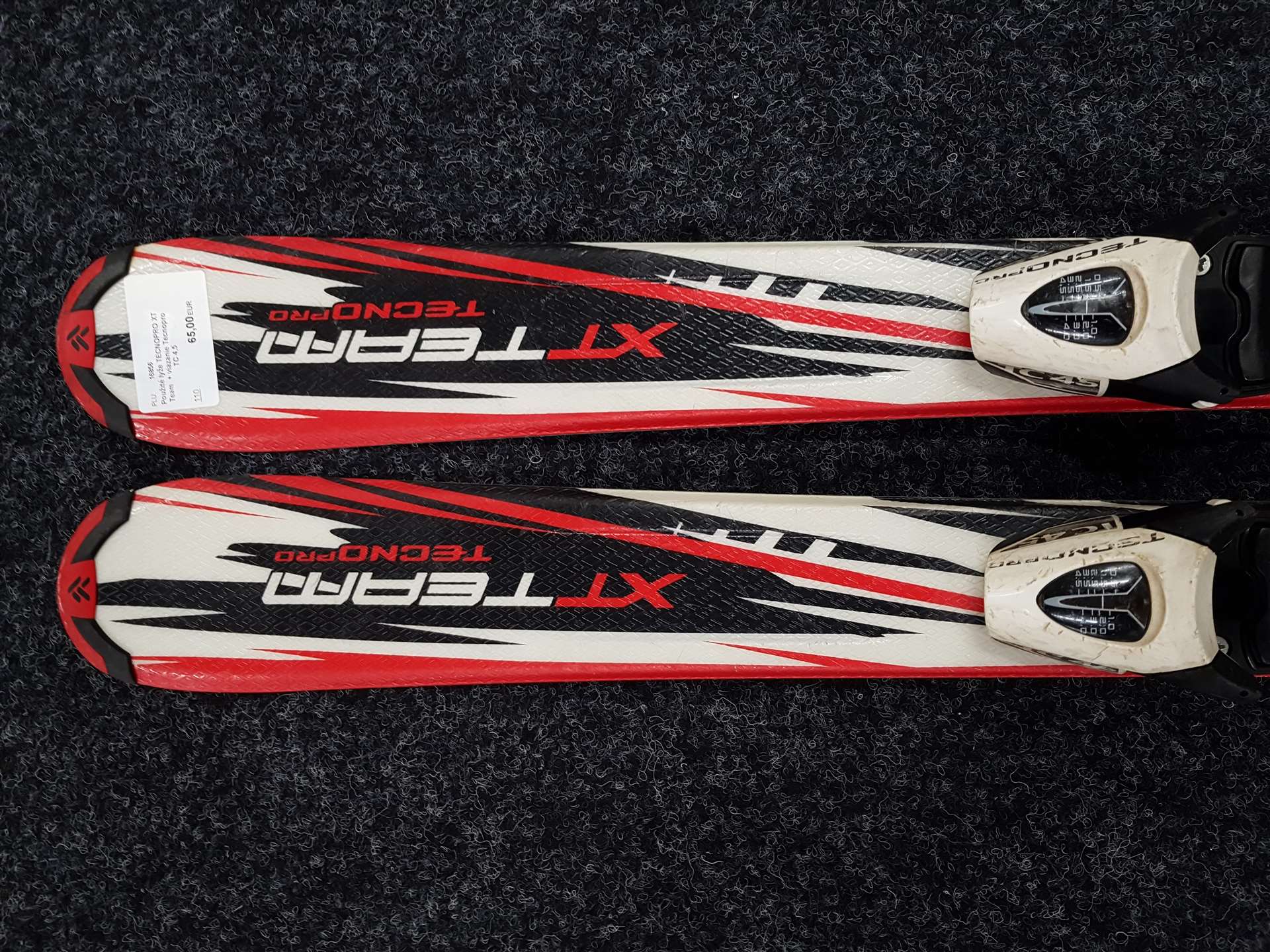 Použité lyže TECNOPRO XT Team  + viazanie Tecnopro TC 4,5