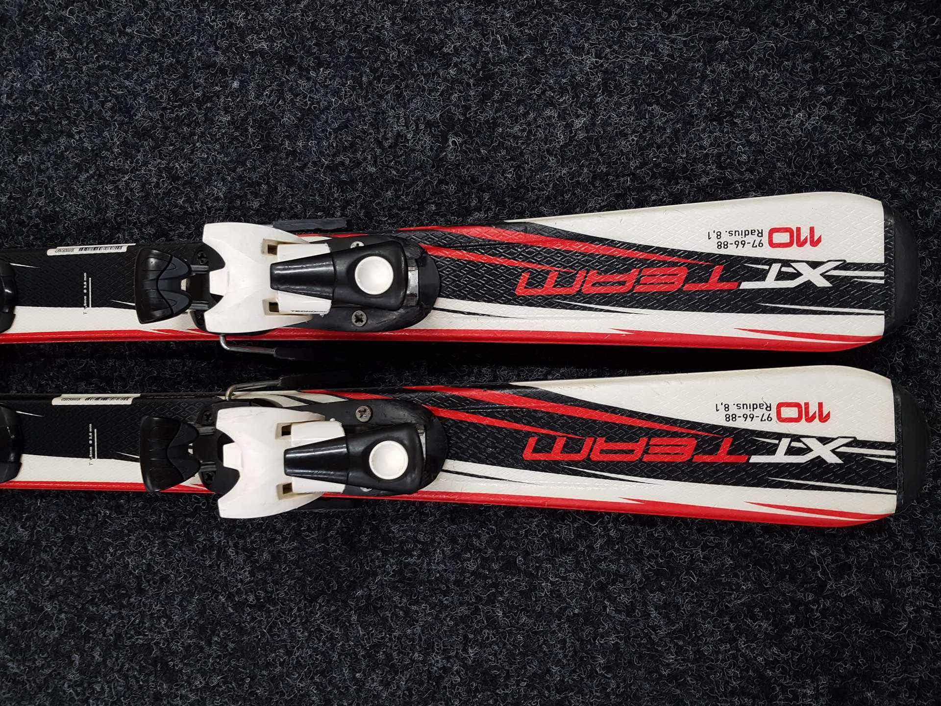Použité lyže TECNOPRO XT Team  + viazanie Tecnopro TC 4,5