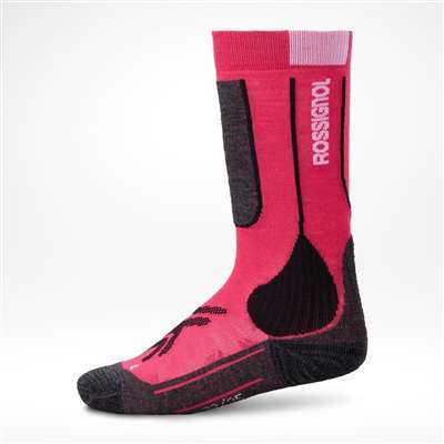 Smučarske nogavice Rossignol JR ESSENTIAL SMUČARSKE NOGAVICE - ELECTRIC FUCHSIA