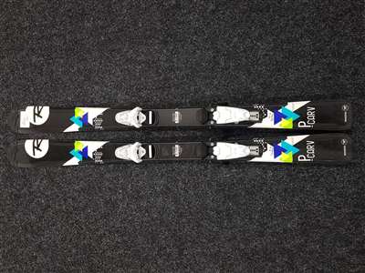 Rabljene dječje skije ROSSIGNOL P-Carv + vezovi Look Team 4