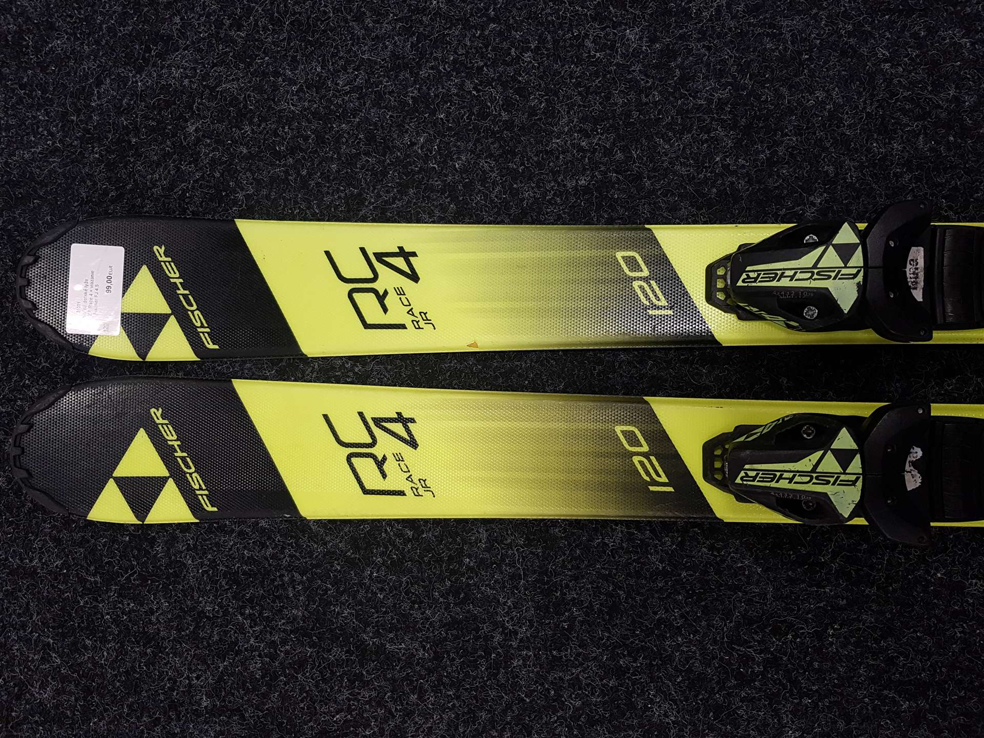Gebrauchte Kinderski FISCHER Race 4 + Bindungen Fischer FJ 4.5