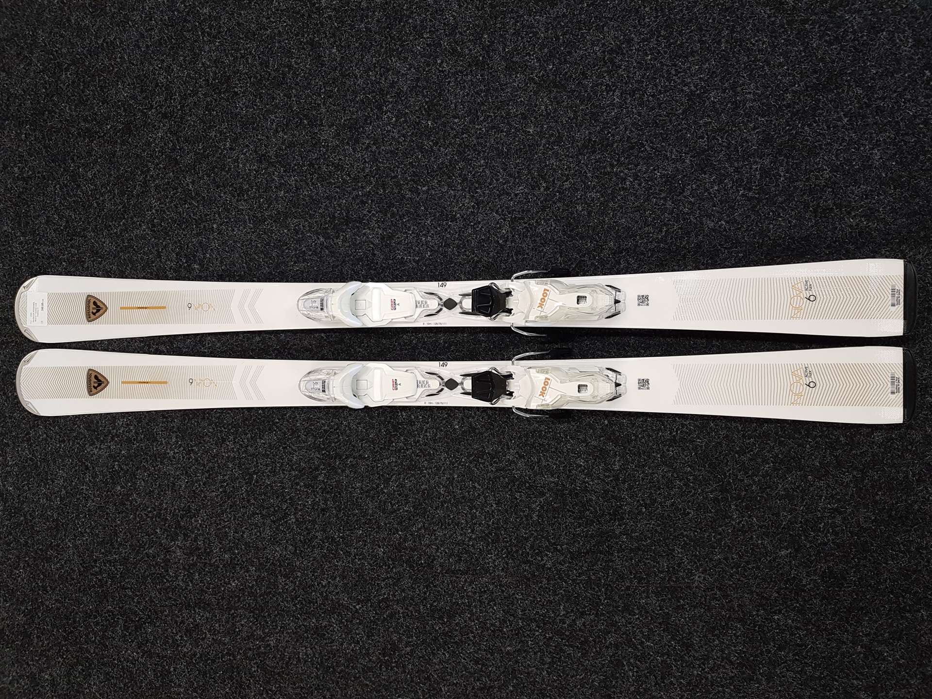 Sci ROSSIGNOL Nova 6 usati + attacchi Look Express 11